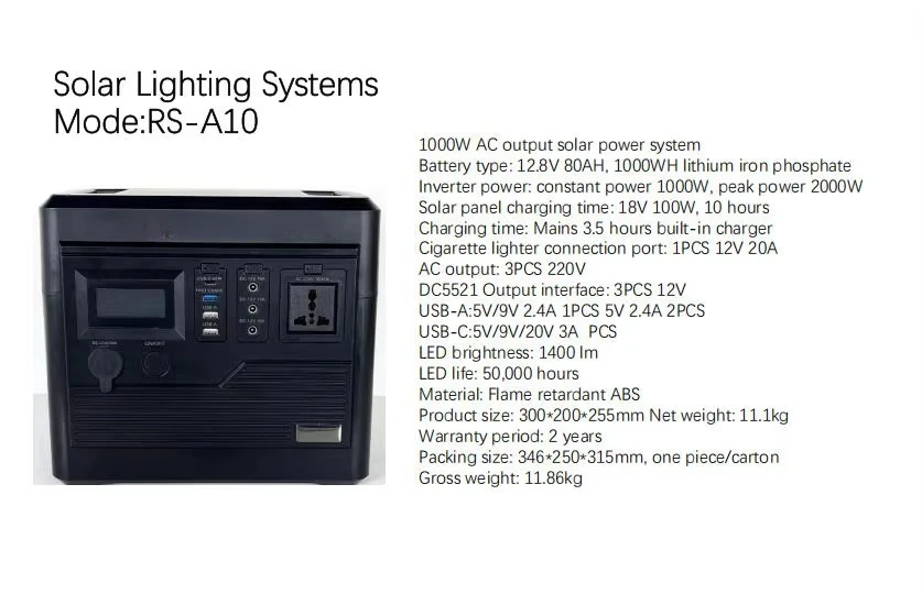 1000W High-Efficiency Portable Outdoor Solar Home Generator Power Supply for Outdoor Adventures with LED light on back
1000W High-Efficiency Portable Outdoor Solar Home Generator Power Supply for Outdoor Adventures with LED light on back