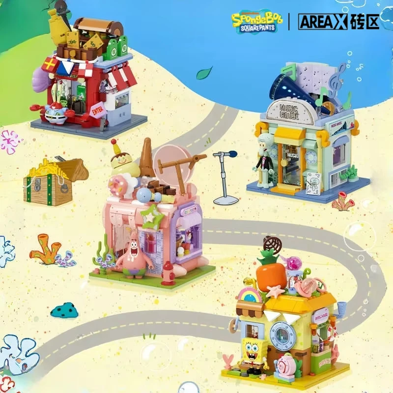 New Areax Spongebob Building Blocks Fun Shop, Street View Building Children's Educational Assembling Toy Model Ornaments Gifts
New Areax Spongebob Building Blocks Fun Shop, Street View Building Children's Educational Assembling Toy Model Ornaments Gifts