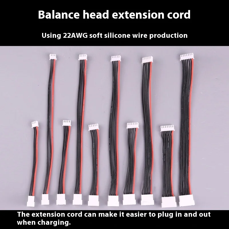 Aircraft Model Balance Head Extension Line 20cm Aircraft Lithium Battery Balance Charging Plug 23456s Special Soft Silicone Wire
Aircraft Model Balance Head Extension Line 20cm Aircraft Lithium Battery Balance Charging Plug 23456s Special Soft Silicone Wire
