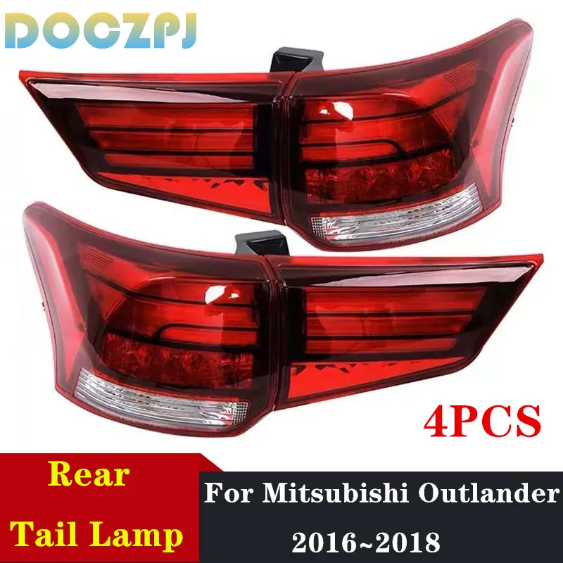 1Set 4PCS Car Rear Bumper Stop Warming Light Tail Lamp Assembly For Mitsubishi Outlander 2016 2017 2018
1Set 4PCS Car Rear Bumper Stop Warming Light Tail Lamp Assembly For Mitsubishi Outlander 2016 2017 2018