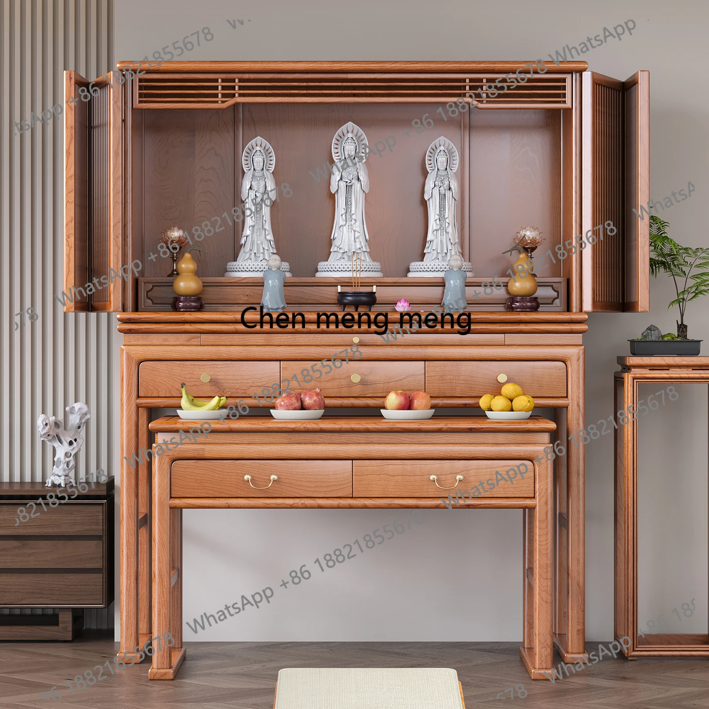 new Chinese vertical cabinet offering table Buddhist shrine God of Wealth offering cabinet Gong Buddha cabinet
new Chinese vertical cabinet offering table Buddhist shrine God of Wealth offering cabinet Gong Buddha cabinet
