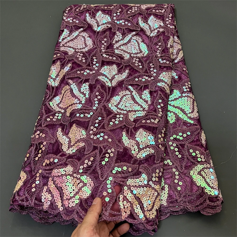 2026 High Quality African Nigerian Lace Fabric Embroidery Tulle Pure Wedding Party Dress Guipure SequinsFor Sewing Beads 5 yards
2026 High Quality African Nigerian Lace Fabric Embroidery Tulle Pure Wedding Party Dress Guipure SequinsFor Sewing Beads 5 yards
