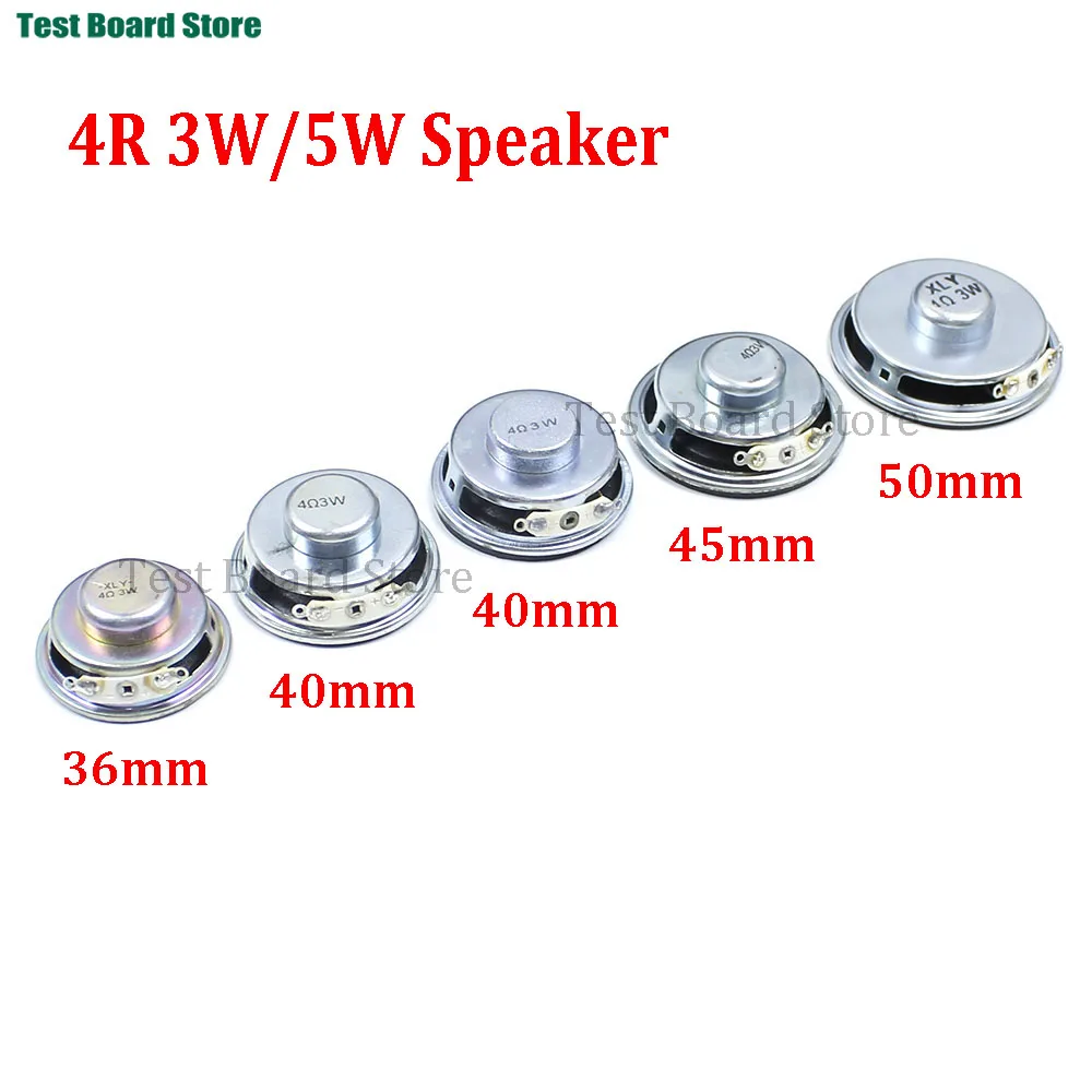 1Piece 4R 3W 5W Diameter 4cm/5cm Amplifier Loudspeaker 3 Watt 4 Ohm 36mm/40mm/45mm/50mm Speakers for Arduino 
1Piece 4R 3W 5W Diameter 4cm/5cm Amplifier Loudspeaker 3 Watt 4 Ohm 36mm/40mm/45mm/50mm Speakers for Arduino