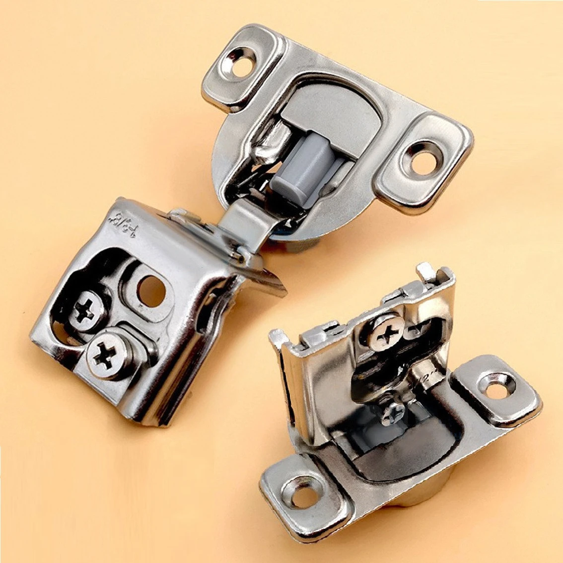 2Pcs Steel Soft Closing Cabinet Hinges Overlay Self Slow Close Door Hinges for Kitchen Cabinets Face Frame Concealed Door Damper
2Pcs Steel Soft Closing Cabinet Hinges Overlay Self Slow Close Door Hinges for Kitchen Cabinets Face Frame Concealed Door Damper