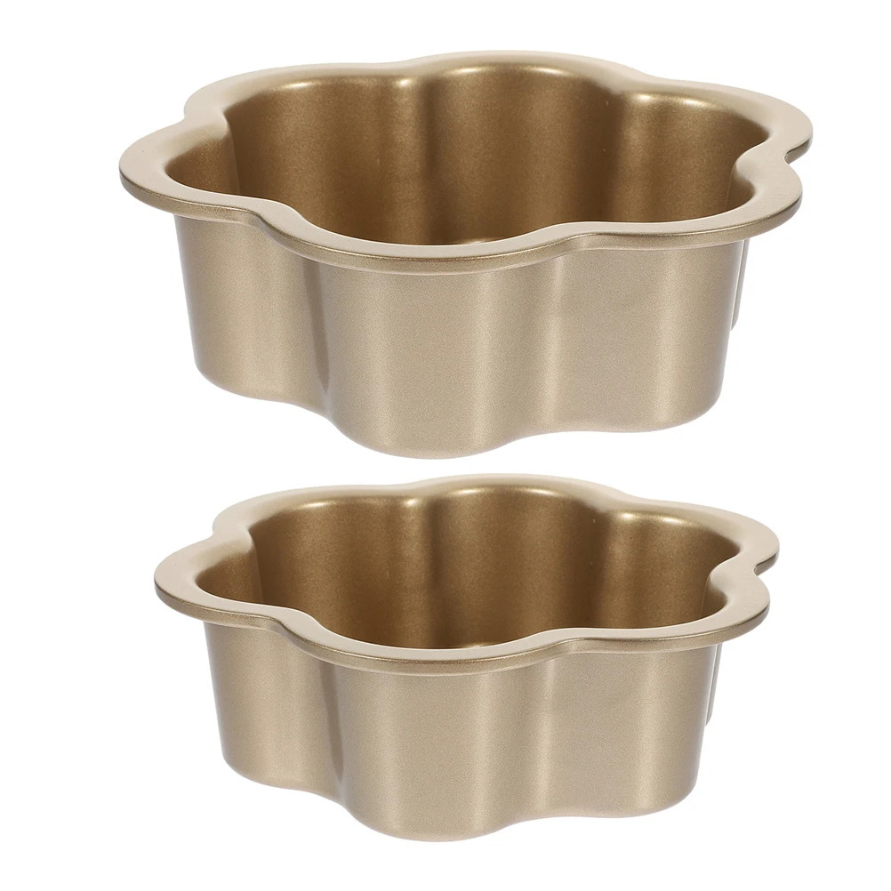 2Pcs Carbon Deep Oven Safe Detachable Bottom Baking Pans Blossom Shaped Cake Mold for Home Bakery Blossom Shape Cake Pan Use
2Pcs Carbon Deep Oven Safe Detachable Bottom Baking Pans Blossom Shaped Cake Mold for Home Bakery Blossom Shape Cake Pan Use