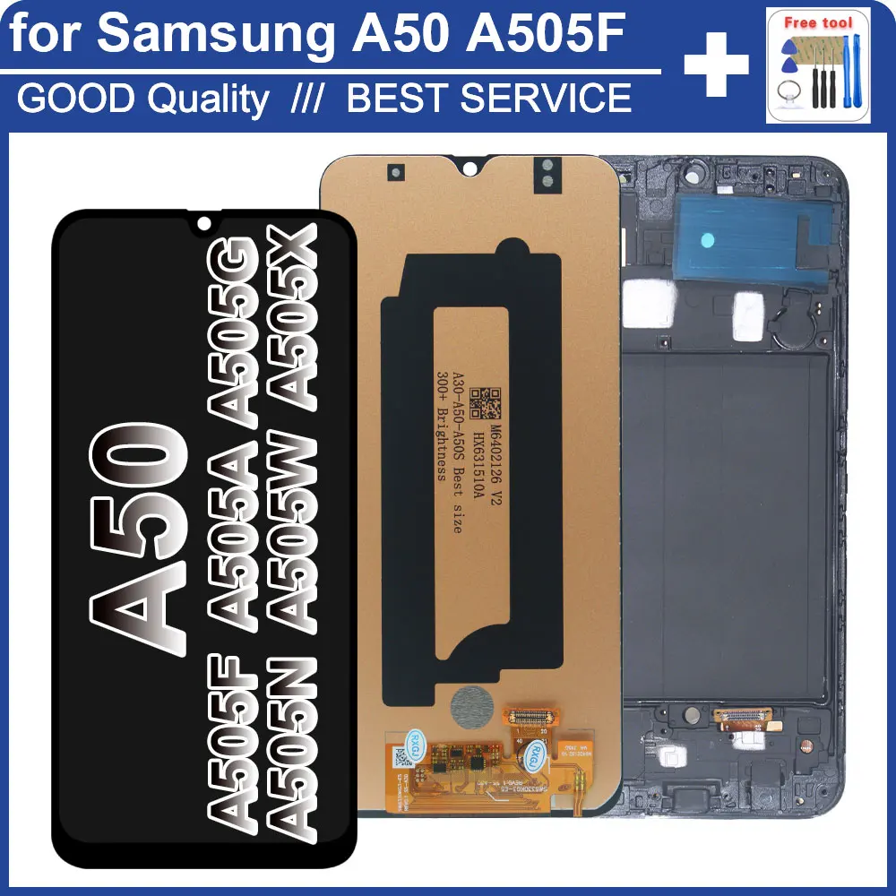 100% протестированный ЖК-дисплей для Samsung Galaxy A50, замена ЖК-экрана для Samsung A50, экран с отпечатком SM-A505FN/DS
100% протестированный ЖК-дисплей для Samsung Galaxy A50, замена ЖК-экрана для Samsung A50, экран с отпечатком SM-A505FN/DS