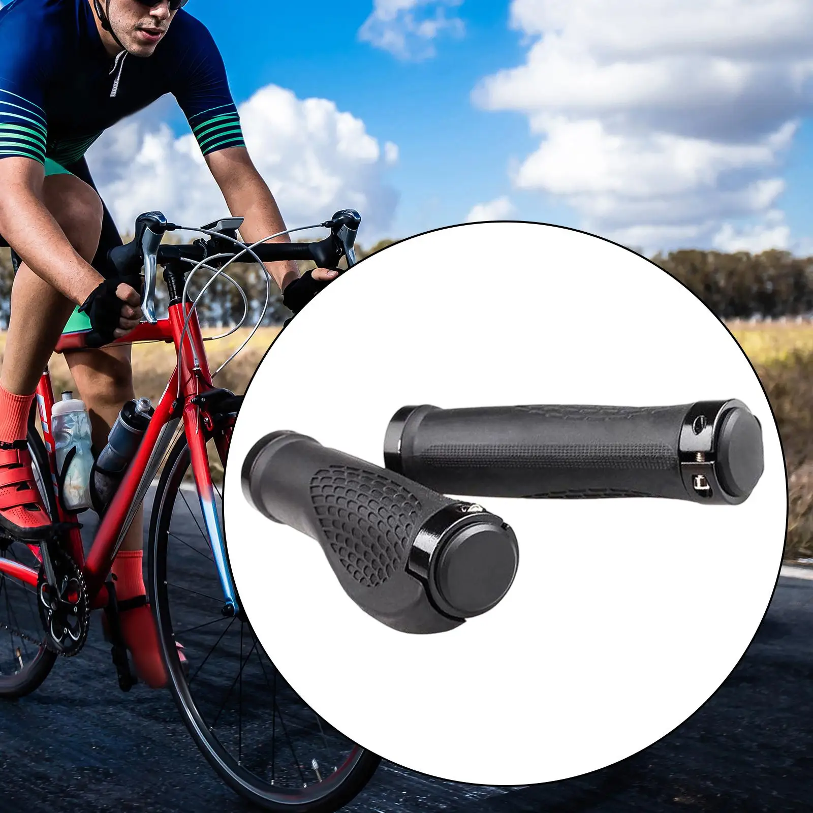 2Pcs Bike Handle Grips Accessories Black Professional Easy Install Replacement Non Slip Rubber Lightweight High Performance
2Pcs Bike Handle Grips Accessories Black Professional Easy Install Replacement Non Slip Rubber Lightweight High Performance