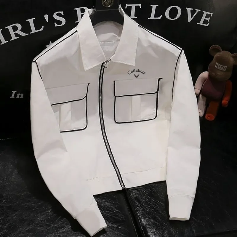 Korean Golf Clothing Men High Quality Golf Jacket Fashion Flip Collar Casual Coat Autumn Golf Wear Men 2024 New Jacket
Korean Golf Clothing Men High Quality Golf Jacket Fashion Flip Collar Casual Coat Autumn Golf Wear Men 2024 New Jacket