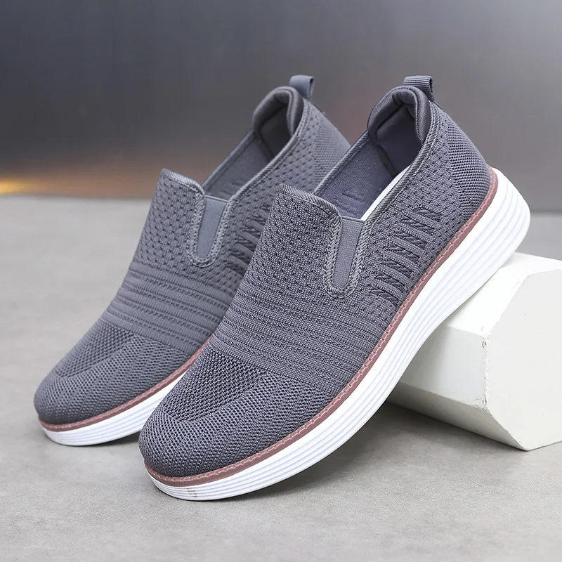 Step on Step Men's Shoes Mesh Walking Shoes Simple and Fashionable Elderly Flat Skate Outdoor Daily Leisure Walking Shoes
Step on Step Men's Shoes Mesh Walking Shoes Simple and Fashionable Elderly Flat Skate Outdoor Daily Leisure Walking Shoes