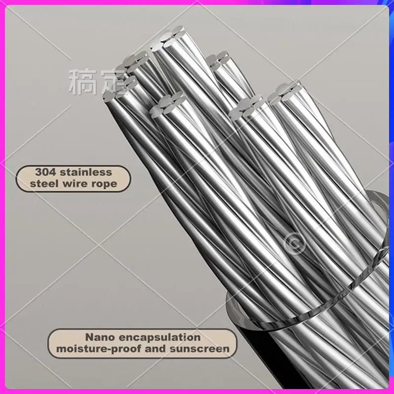 NEW-Retractable Clothesline Stainless Steel Pull-Out Clothes-Drying Machine Rope Space-Saving Clothes Drying Rack, Black Durable
NEW-Retractable Clothesline Stainless Steel Pull-Out Clothes-Drying Machine Rope Space-Saving Clothes Drying Rack, Black Durable