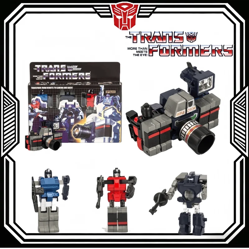 In stock Transformers toys US version G1 84-86 KO camera three brothers Model Robot Collection Action Figure Toy Gift Hobby
In stock Transformers toys US version G1 84-86 KO camera three brothers Model Robot Collection Action Figure Toy Gift Hobby