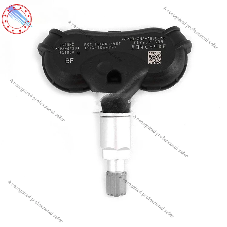 Датчик давления в шинах для автомобильного монитора давления в шинах Honda 42753-SNA-A830-M1
Датчик давления в шинах для автомобильного монитора давления в шинах Honda 42753-SNA-A830-M1