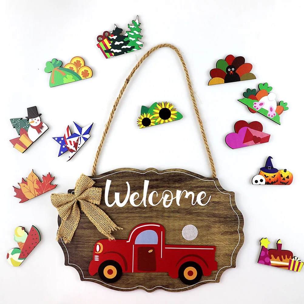 1 Set Pastoral Style Pendant Wooden Welcome Board Pendant Scene Adornment
1 Set Pastoral Style Pendant Wooden Welcome Board Pendant Scene Adornment