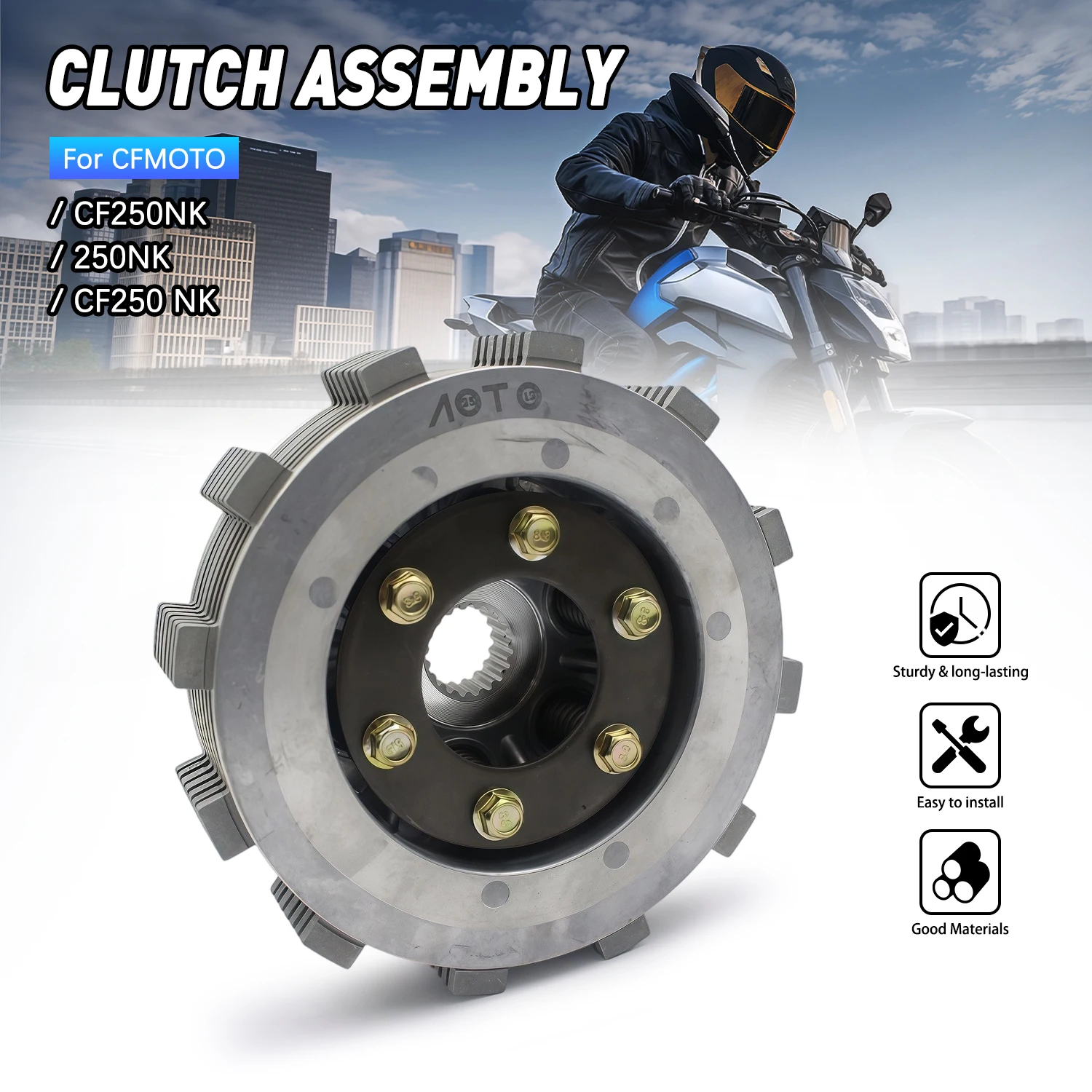 Motorcycle Engine Clutch Plates Assembly Kits Sheet Kit Steel Plate Accessories For CFMOTO CF 250NK CF250 NK CF250NK
Motorcycle Engine Clutch Plates Assembly Kits Sheet Kit Steel Plate Accessories For CFMOTO CF 250NK CF250 NK CF250NK