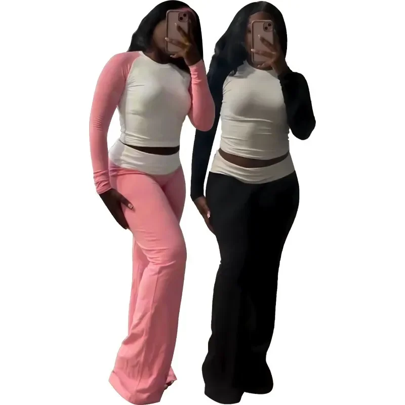 Fitness Women Warm Fleece 2 Piece Set Color Patchwork Sweatshirts High Waist Pants Matching Set 2024 Autumn Winter Tracksuits
Fitness Women Warm Fleece 2 Piece Set Color Patchwork Sweatshirts High Waist Pants Matching Set 2024 Autumn Winter Tracksuits