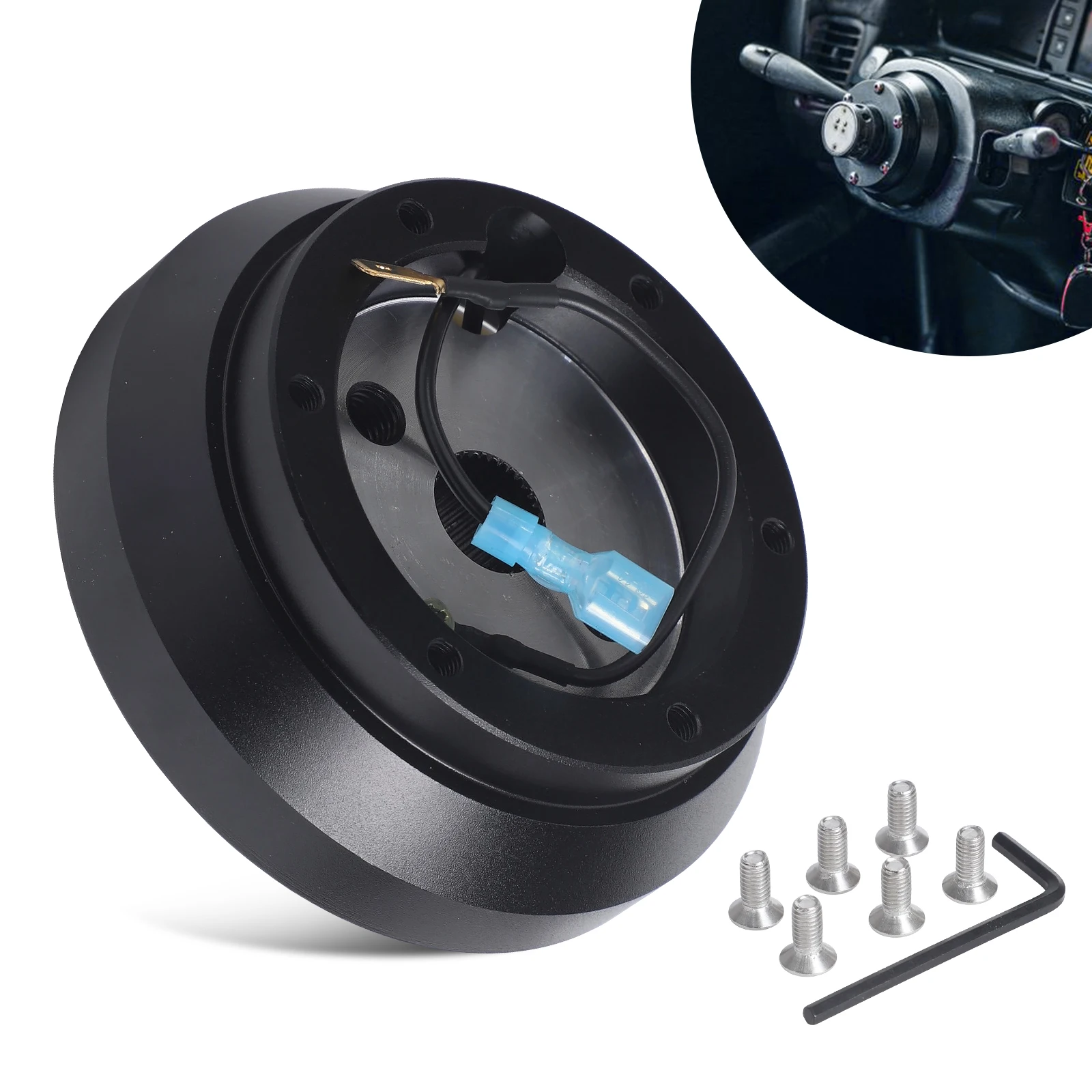 CNSPEED 140H Car Racing Short Hub Steering Wheel Adapter Fit For Nissan 200sx /300zx/Tita/Pickup/Altima/Maxima/Pulsar/Sentra 1PC
CNSPEED 140H Car Racing Short Hub Steering Wheel Adapter Fit For Nissan 200sx /300zx/Tita/Pickup/Altima/Maxima/Pulsar/Sentra 1PC