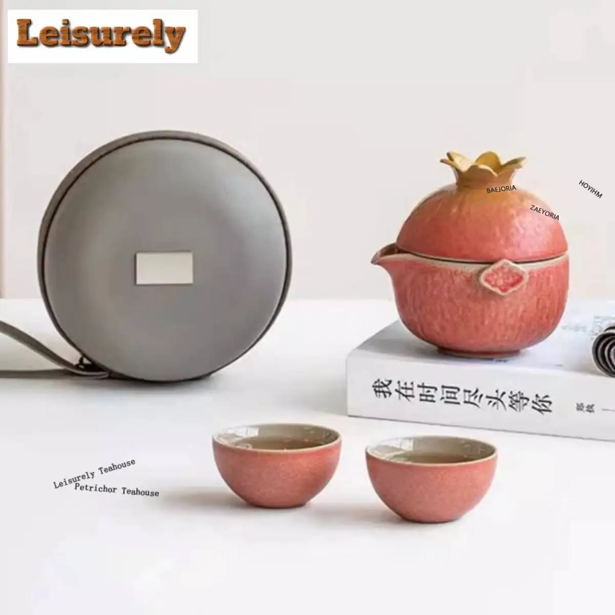 Pomegranate Travel Tea Set Kit Aesthetic Set Of Cups 1 Pot 3 Cups Tea Making Organizer Portable Camping Tote Bag Supplies Gifts
Pomegranate Travel Tea Set Kit Aesthetic Set Of Cups 1 Pot 3 Cups Tea Making Organizer Portable Camping Tote Bag Supplies Gifts