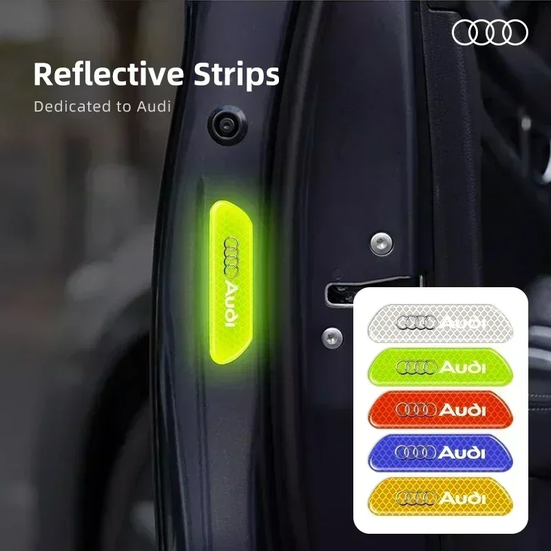 4PCS Car Door Sticker Safety Warning Reflective Mark For Audi Sline RS A3 A4 A6 A5 Q5 A1 Q7 Q3 Q2 Q8 A7 A8 TT S1 SQ5 RSQ3 RSQ8
4PCS Car Door Sticker Safety Warning Reflective Mark For Audi Sline RS A3 A4 A6 A5 Q5 A1 Q7 Q3 Q2 Q8 A7 A8 TT S1 SQ5 RSQ3 RSQ8