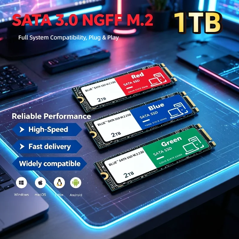 High Speed Internal M.2 NVMe SSD 1TB 2026 New Solid State Drive Hard Disk for Desktop Laptop PC Computer Upgrade Pro Max
High Speed Internal M.2 NVMe SSD 1TB 2026 New Solid State Drive Hard Disk for Desktop Laptop PC Computer Upgrade Pro Max