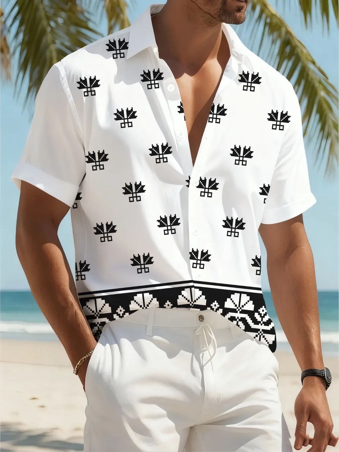 Summer Fashion Casual Men's Hawaiian Shirt Man Short Sleeve Tropical Print Beach Wear Stylish Party Shirt Holiday Outfit For Men
Summer Fashion Casual Men's Hawaiian Shirt Man Short Sleeve Tropical Print Beach Wear Stylish Party Shirt Holiday Outfit For Men