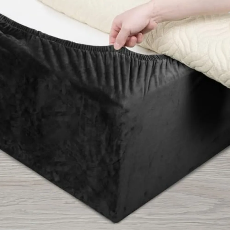Velvet Bed Frame Cover Bed Base Wrap Cover Alternative to Traditional Valance Bed Sheet Skirt Cover Fully Elastic Around The Ba
Velvet Bed Frame Cover Bed Base Wrap Cover Alternative to Traditional Valance Bed Sheet Skirt Cover Fully Elastic Around The Ba