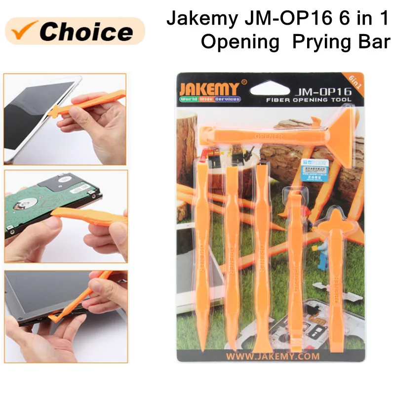 JAKEMY JM-OP16/15 открывалка для мобильного телефона, планшетного ПК, ЖК-экран, задняя крышка, Spudger, инструменты для разборки и ремонта
JAKEMY JM-OP16/15 открывалка для мобильного телефона, планшетного ПК, ЖК-экран, задняя крышка, Spudger, инструменты для разборки и ремонта