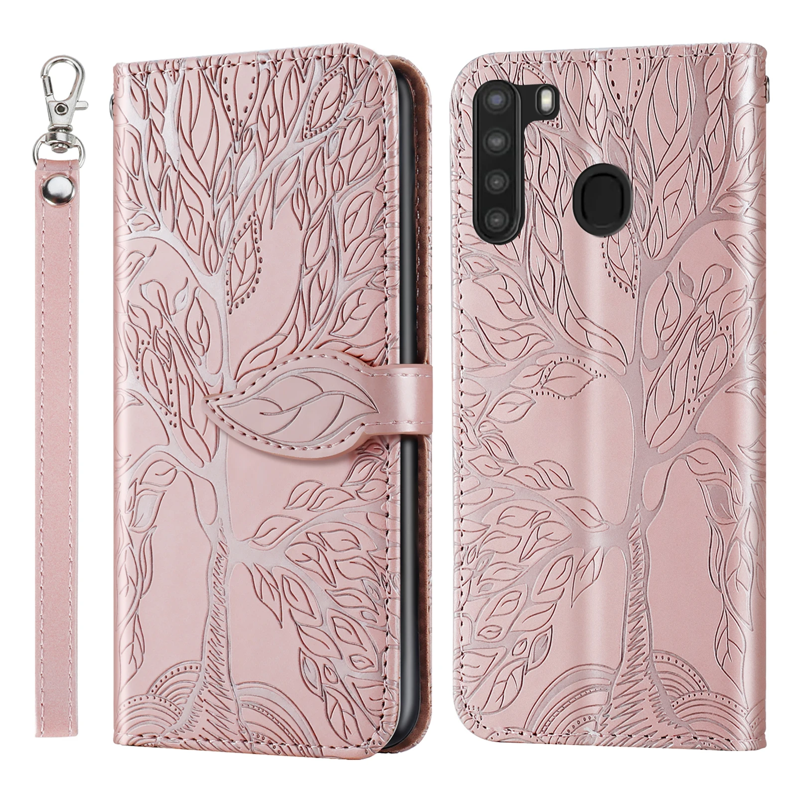 For Samsung Galaxy A21 case, Tree of Life leather case with card slot, clamshell leather case
For Samsung Galaxy A21 case, Tree of Life leather case with card slot, clamshell leather case