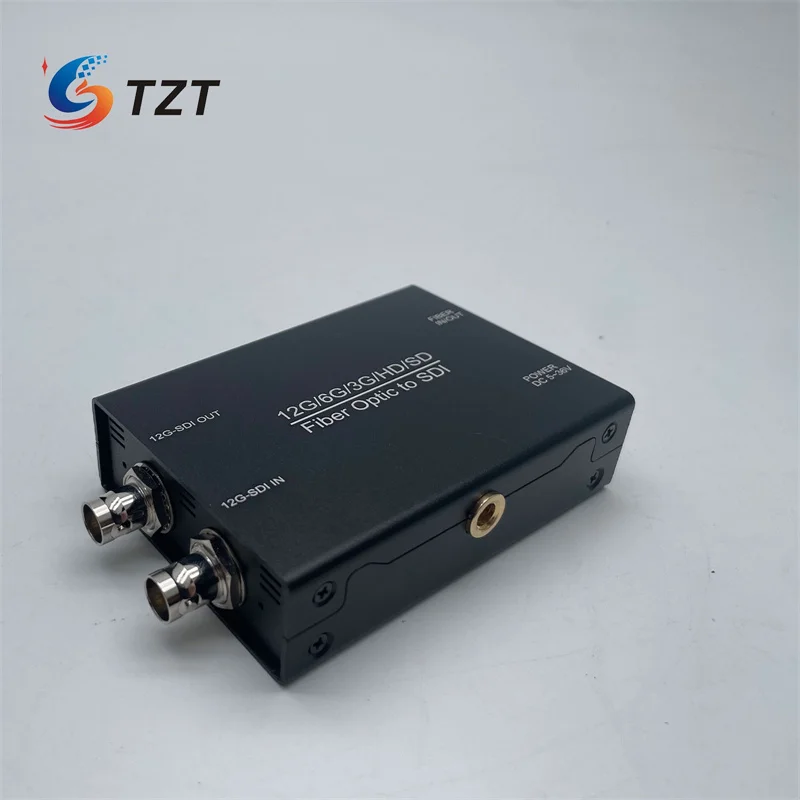 TZT 12G-SDI 1-Channel Fiber Optic to SDI Converter TX+RX 4K60Hz Support Audio and Video Bidirectional Transmission
TZT 12G-SDI 1-Channel Fiber Optic to SDI Converter TX+RX 4K60Hz Support Audio and Video Bidirectional Transmission
