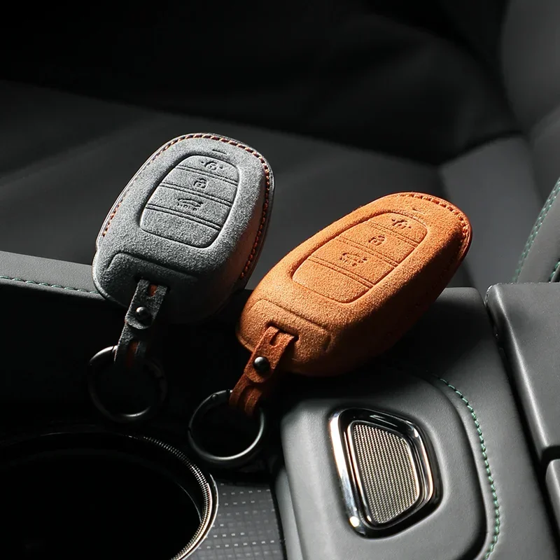 For Hyundai Ix35 Ix25 Avante Elantra Tucson Suede Remote Car Key Case Shell Keychain for Hyundai Leather Car Key Case
For Hyundai Ix35 Ix25 Avante Elantra Tucson Suede Remote Car Key Case Shell Keychain for Hyundai Leather Car Key Case