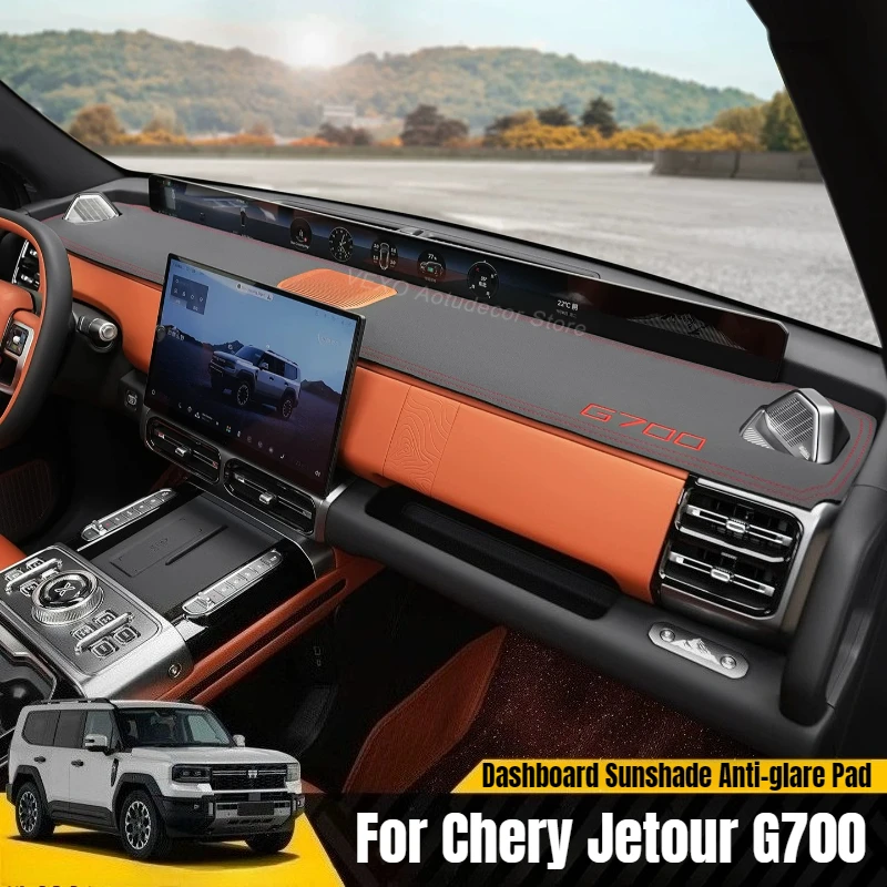 For Chery Jetour G700 2025 2026 EV Car Dashboard Sunshade Pad Anti-glare Sunscreen Mat Central Control Protection Accessories
For Chery Jetour G700 2025 2026 EV Car Dashboard Sunshade Pad Anti-glare Sunscreen Mat Central Control Protection Accessories