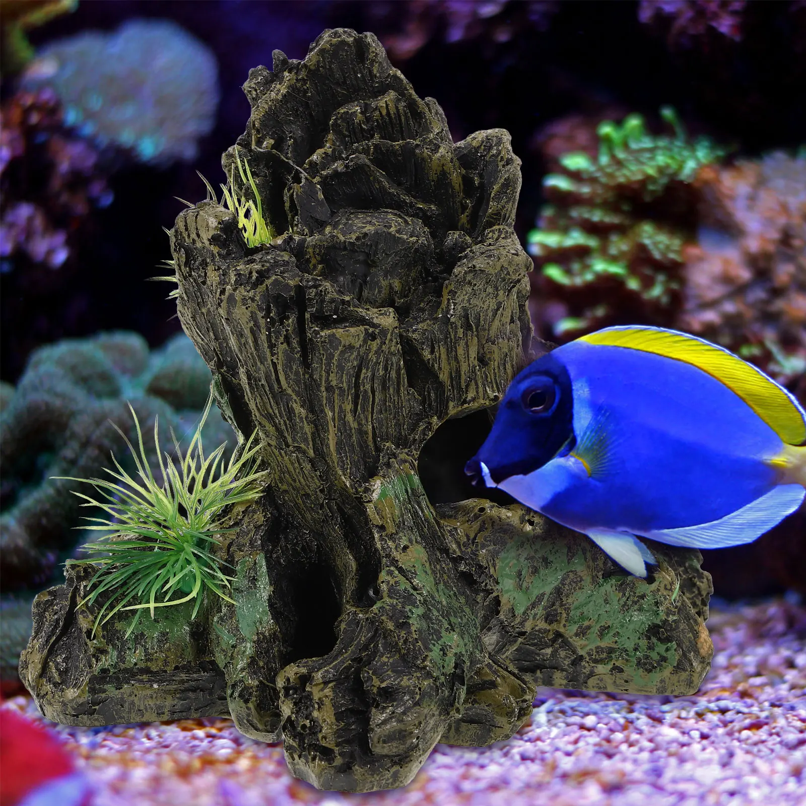 Decoration Aquarium Stump Delicate Decorative Creative Landscape Artificial Tree Fish Tank Bottom Scenery Long Lasting
Decoration Aquarium Stump Delicate Decorative Creative Landscape Artificial Tree Fish Tank Bottom Scenery Long Lasting