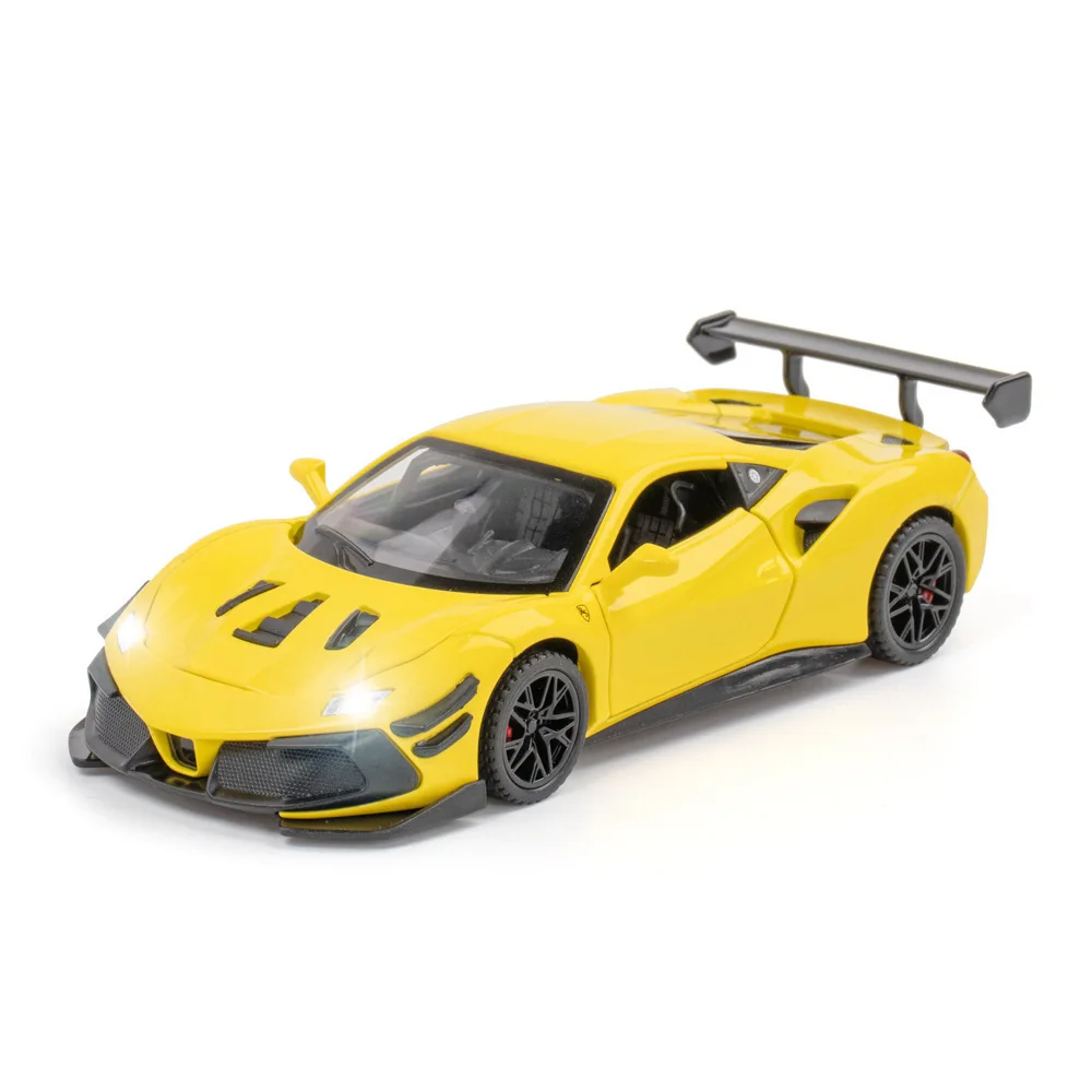 Simulation 1:32 Lafa 488 Alloy Sports Car Model Ornament Live Broadcast Recommendation with Sound and Light Door Opening
Simulation 1:32 Lafa 488 Alloy Sports Car Model Ornament Live Broadcast Recommendation with Sound and Light Door Opening