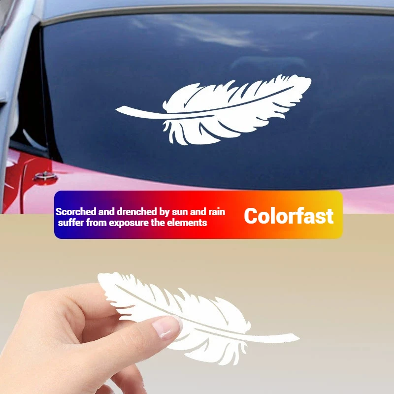 Car scratch sticker Reflective scratch sticker covers scratches decorative feather leaf bumper modified car sticker
Car scratch sticker Reflective scratch sticker covers scratches decorative feather leaf bumper modified car sticker
