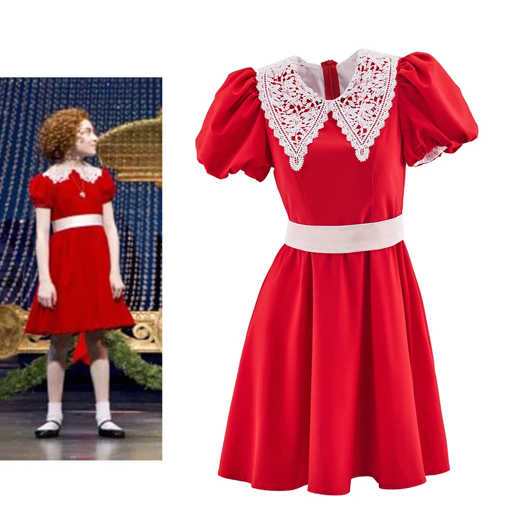 Little Orphan Annie Cosplay Costume Women Sweet Cute Red Uniform Dress Halloween Theatre Musical Broadway Stage Show Ball Gown
Little Orphan Annie Cosplay Costume Women Sweet Cute Red Uniform Dress Halloween Theatre Musical Broadway Stage Show Ball Gown