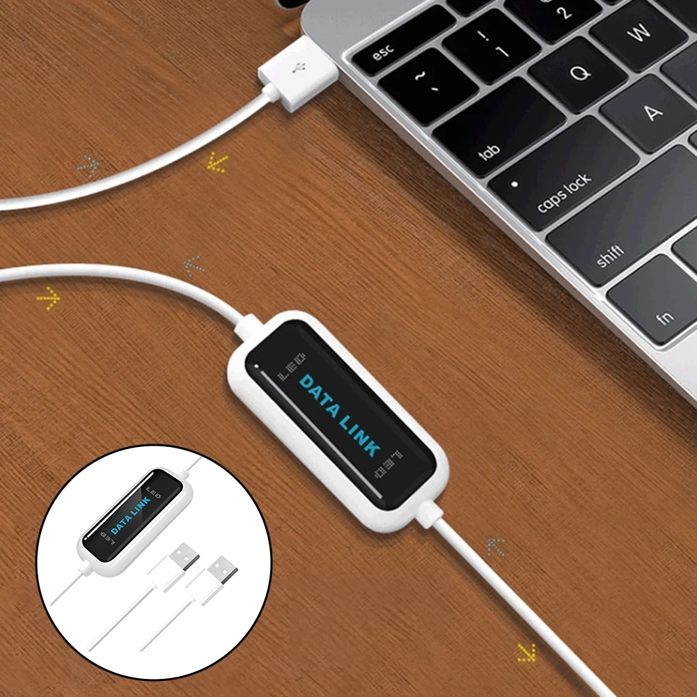 High-Speed USB 2.0 Data Transfer Cable 480Mbs For Fast PC File Sharing DATA LINK USB Data Exchange File Transfer Bridge Cable
High-Speed USB 2.0 Data Transfer Cable 480Mbs For Fast PC File Sharing DATA LINK USB Data Exchange File Transfer Bridge Cable