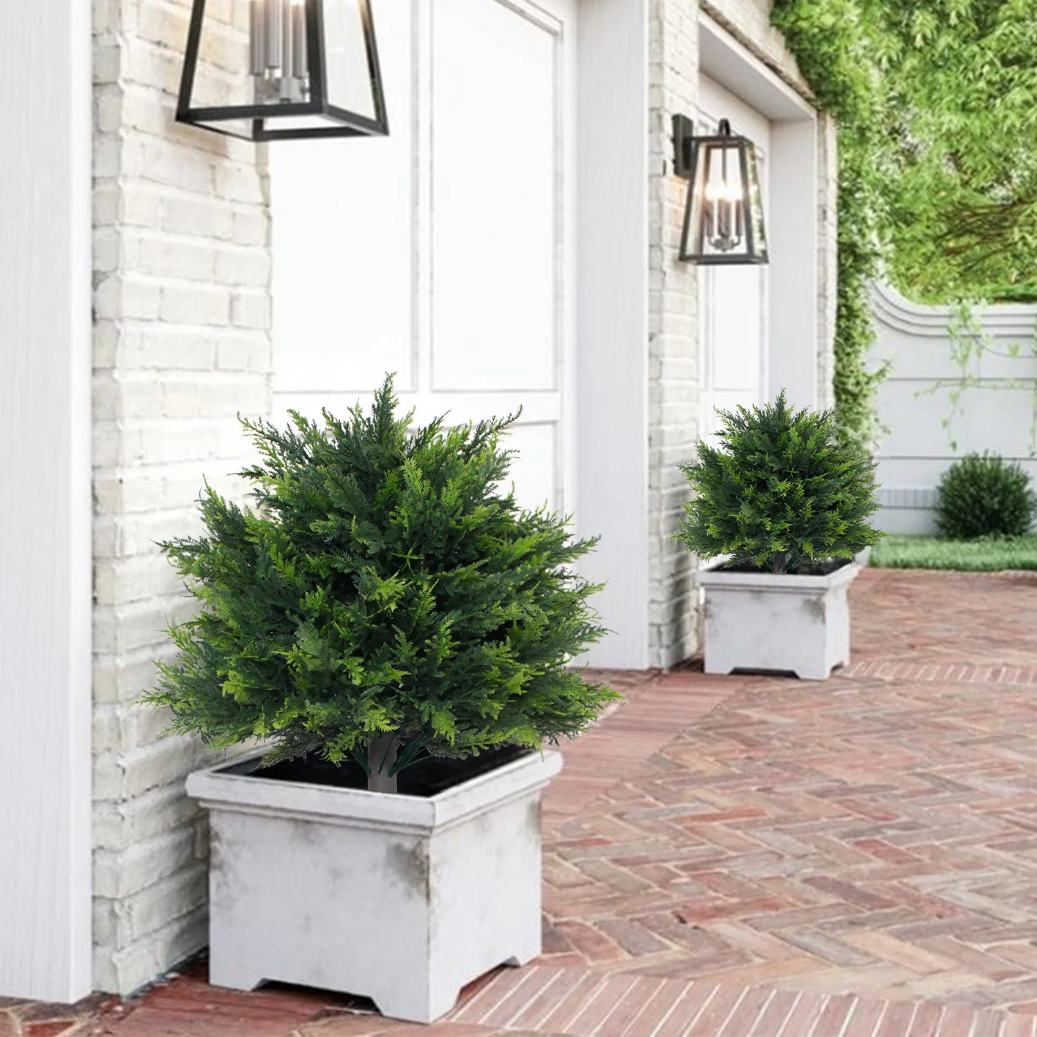 Simulation pine & cypress planting garden indoor and outdoor decoration with ground nail potted front door courtyard decoration
Simulation pine & cypress planting garden indoor and outdoor decoration with ground nail potted front door courtyard decoration