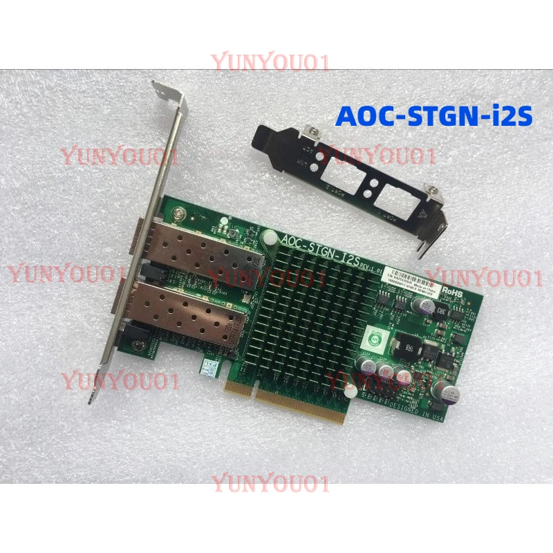 AOC-STGN-i2S Dual Port 10G SFP + Network Adapter 82599 = X520-DA2
AOC-STGN-i2S Dual Port 10G SFP + Network Adapter 82599 = X520-DA2