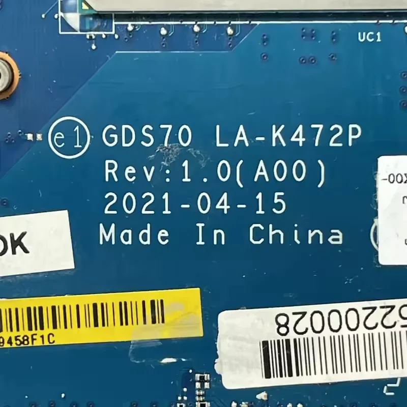 Материнская плата для ноутбука Dell X17 R1 LA-K472P с процессором I7-11800H/I9-11980HK RTX3060/RTX3070/RTX3080, 100% полностью протестирована, работает хорошо
Материнская плата для ноутбука Dell X17 R1 LA-K472P с процессором I7-11800H/I9-11980HK RTX3060/RTX3070/RTX3080, 100% полностью протестирована, работает хорошо