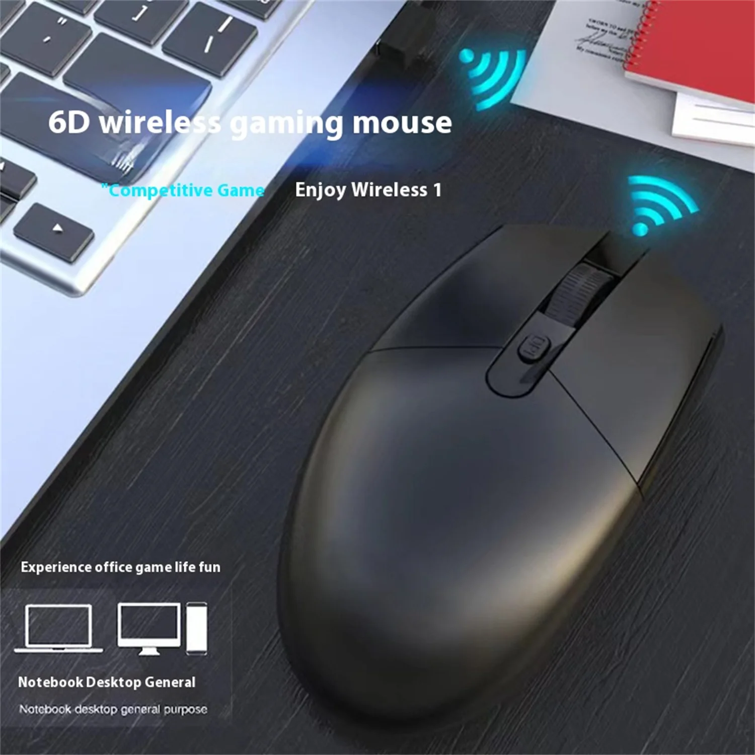 G304 2.4G Wireless 6D Gaming Mouse - Ideal for Notebook & Desktop, Smooth for Office & Gaming
G304 2.4G Wireless 6D Gaming Mouse - Ideal for Notebook & Desktop, Smooth for Office & Gaming