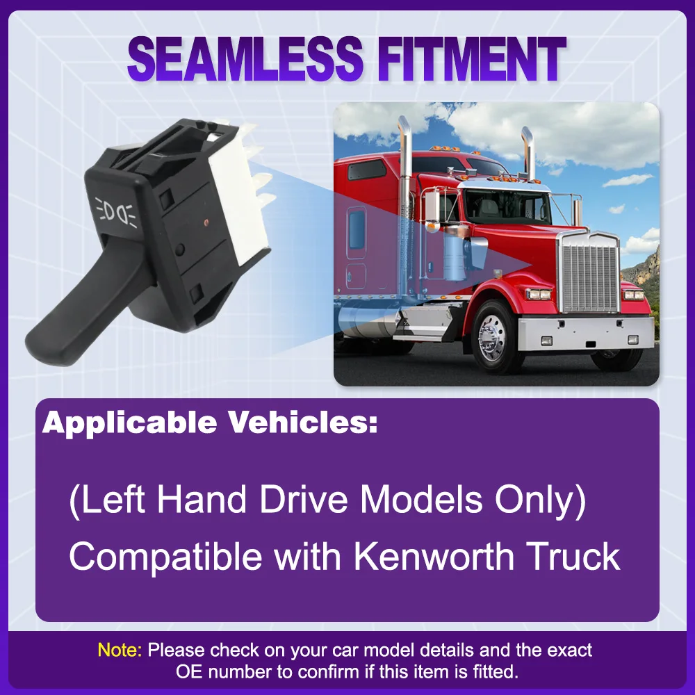 Car Headlight Switch for Kenworth Truck P27104003 8961K1896 Marker Light Switch
Car Headlight Switch for Kenworth Truck P27104003 8961K1896 Marker Light Switch