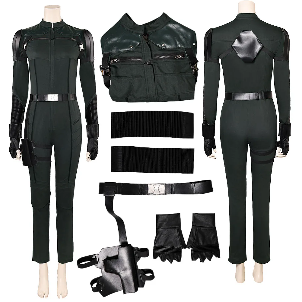 Movie Bolts of Thunder Yelena Belova Black Jumpsuit Hallowmas Roleplay Costume Female Suit Outfits Halloween Carnival Clothing
Movie Bolts of Thunder Yelena Belova Black Jumpsuit Hallowmas Roleplay Costume Female Suit Outfits Halloween Carnival Clothing