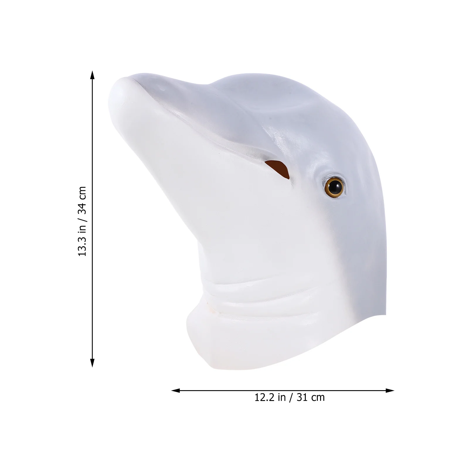 1 Pc Halloween Dolphin Headgear Mask for Party Masquerade Festival Cosplay Men Women Scary Fancy Silicone Mask Vent Hole
1 Pc Halloween Dolphin Headgear Mask for Party Masquerade Festival Cosplay Men Women Scary Fancy Silicone Mask Vent Hole