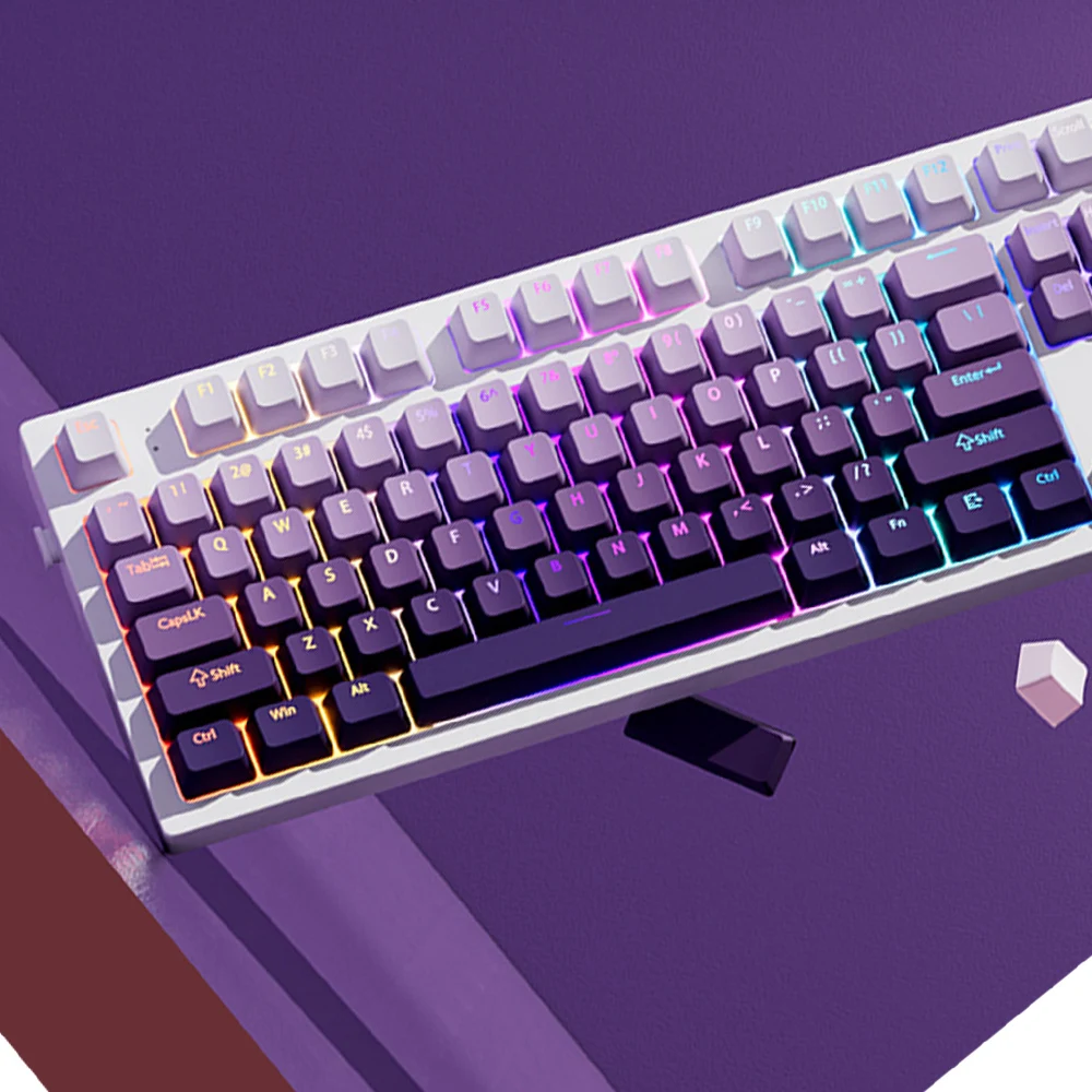 2027 Лавандовые кейкапы с RGB-подсветкой и принтом, 135 клавиш, профиль OEM, светопропускающие, PBT Double Shot, для клавиатур с переключателями MX
2027 Лавандовые кейкапы с RGB-подсветкой и принтом, 135 клавиш, профиль OEM, светопропускающие, PBT Double Shot, для клавиатур с переключателями MX