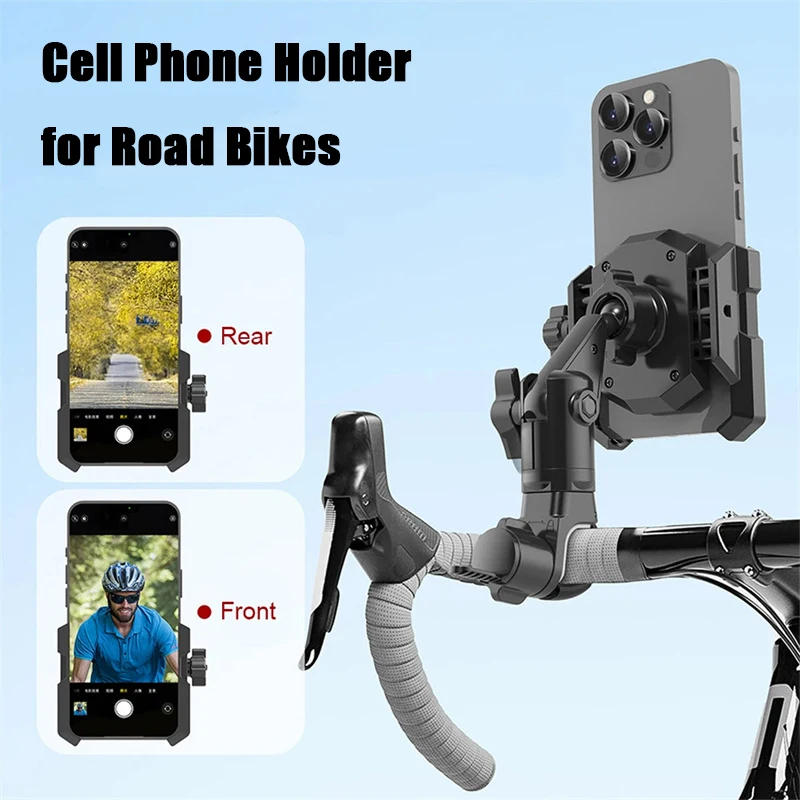 Motorcycle Scooter Phone Clip Shockproof Cycling Phone Stand 360 Rotating Bike Phone Holder Mount GPS Riding Motorcycle Bracket
Motorcycle Scooter Phone Clip Shockproof Cycling Phone Stand 360 Rotating Bike Phone Holder Mount GPS Riding Motorcycle Bracket