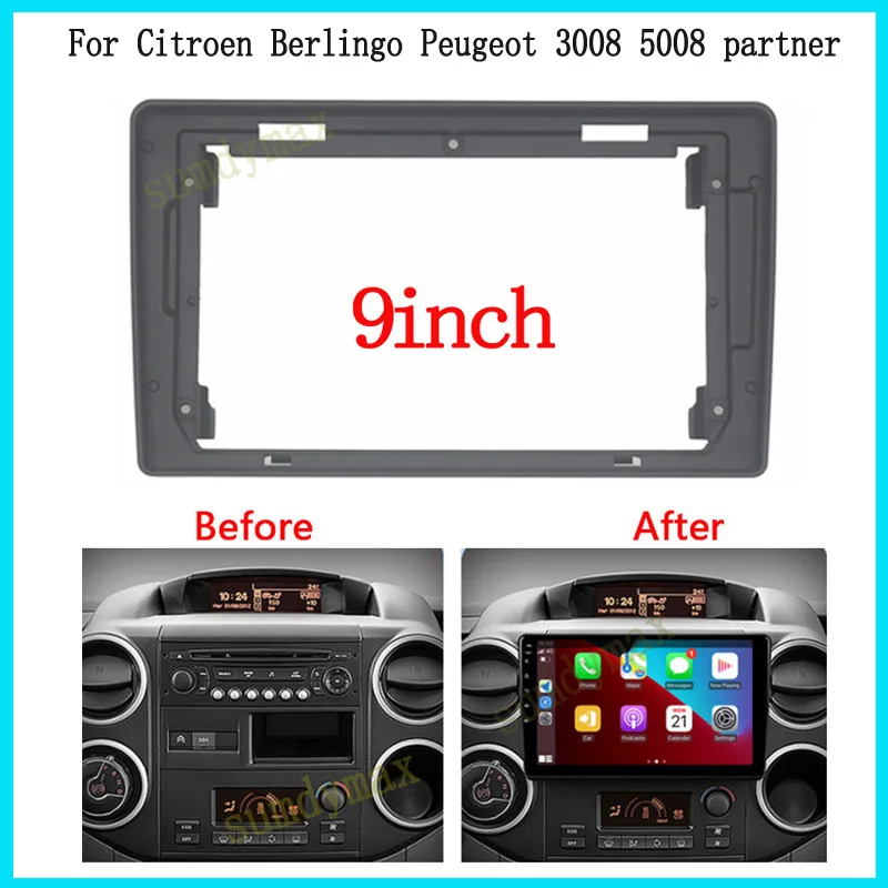 9inch car panel Trim Dashboard Panel Kit For Citroen Berlingo Peugeot Partner 2005-2019 car Radio Dash Fitting Panel
9inch car panel Trim Dashboard Panel Kit For Citroen Berlingo Peugeot Partner 2005-2019 car Radio Dash Fitting Panel
