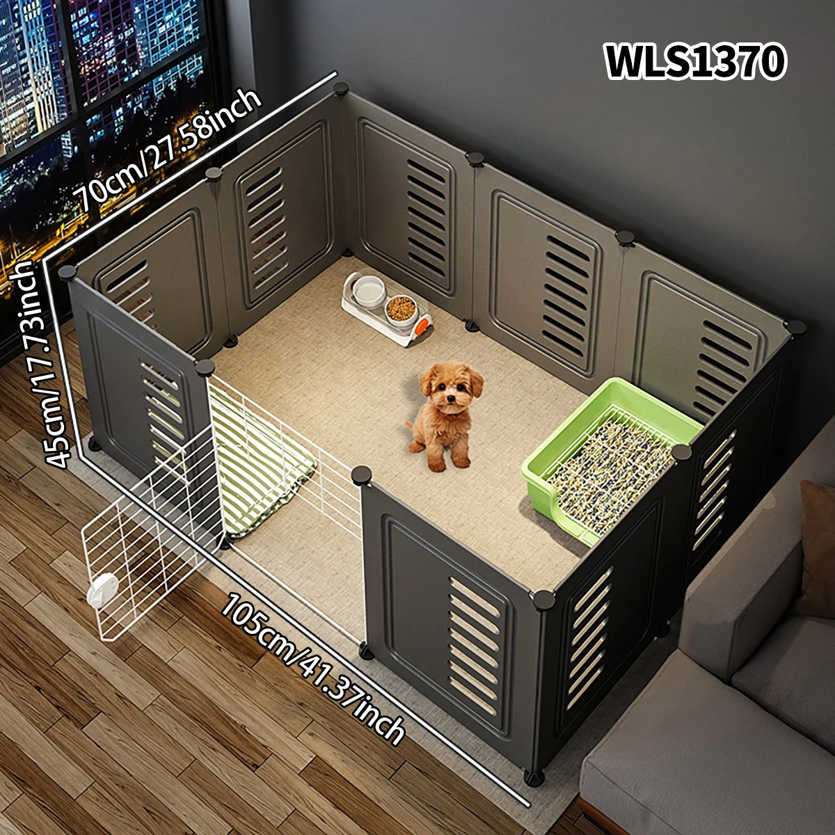 Pet Fence Indoor Rabbit Dog Isolation Barrier Home Portable Easy Assembly and Disassembly Storage Kitten Gate Small Dog Playpen
Pet Fence Indoor Rabbit Dog Isolation Barrier Home Portable Easy Assembly and Disassembly Storage Kitten Gate Small Dog Playpen