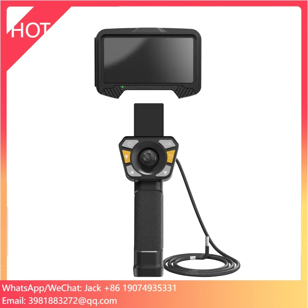 Portable HD Endoscope Camera 360° Articulation IP67 CMOS Sensor Industrial Video Borescope Analog Camera for Outdoor
Portable HD Endoscope Camera 360° Articulation IP67 CMOS Sensor Industrial Video Borescope Analog Camera for Outdoor