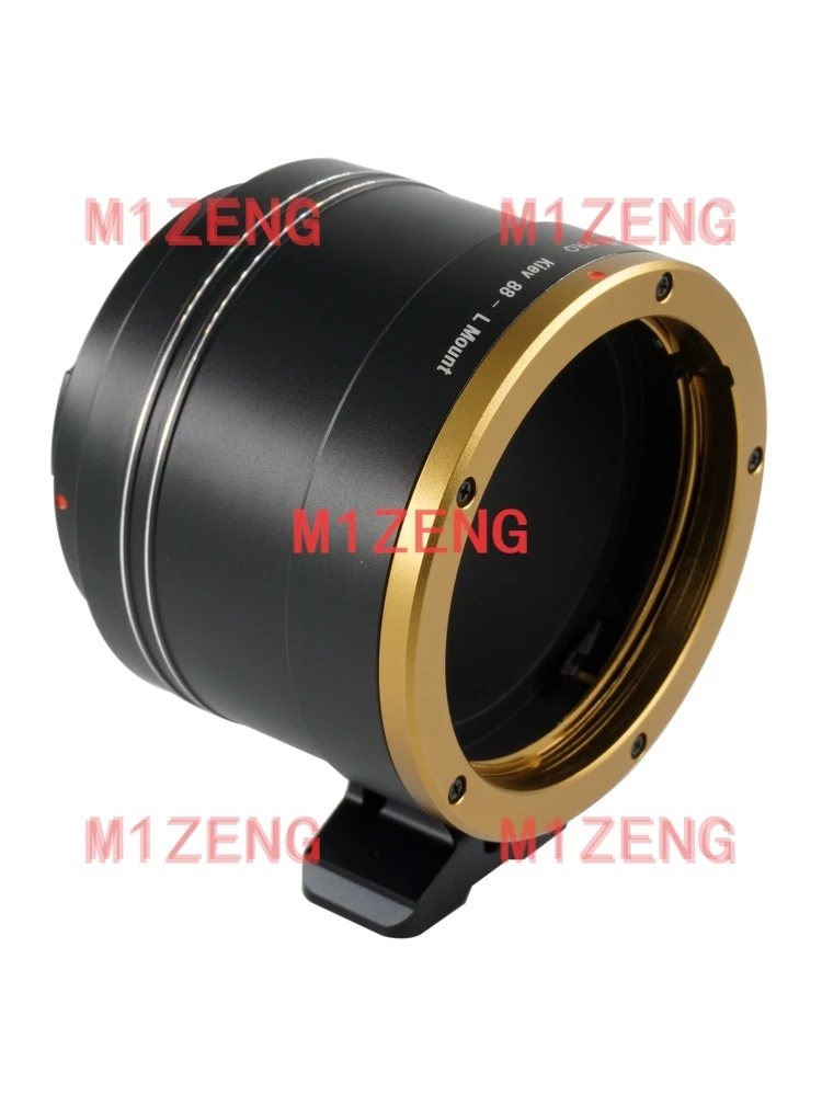 Kiev88-LT Adapter for Kiev 88 lens to Leica T TL SL CL Panasonic S9 S5 S1 SIGMA fp L Mount camera
Kiev88-LT Adapter for Kiev 88 lens to Leica T TL SL CL Panasonic S9 S5 S1 SIGMA fp L Mount camera