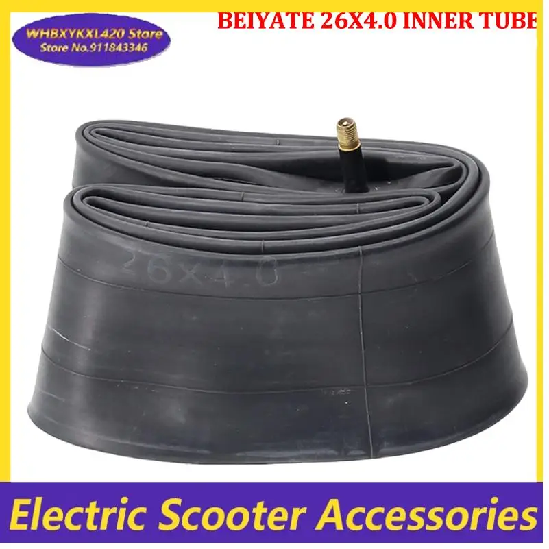 26X4.0 inner tube for electric moped mountain bike folding bicycle butyl rubber wear-resistant inner tube
26X4.0 inner tube for electric moped mountain bike folding bicycle butyl rubber wear-resistant inner tube