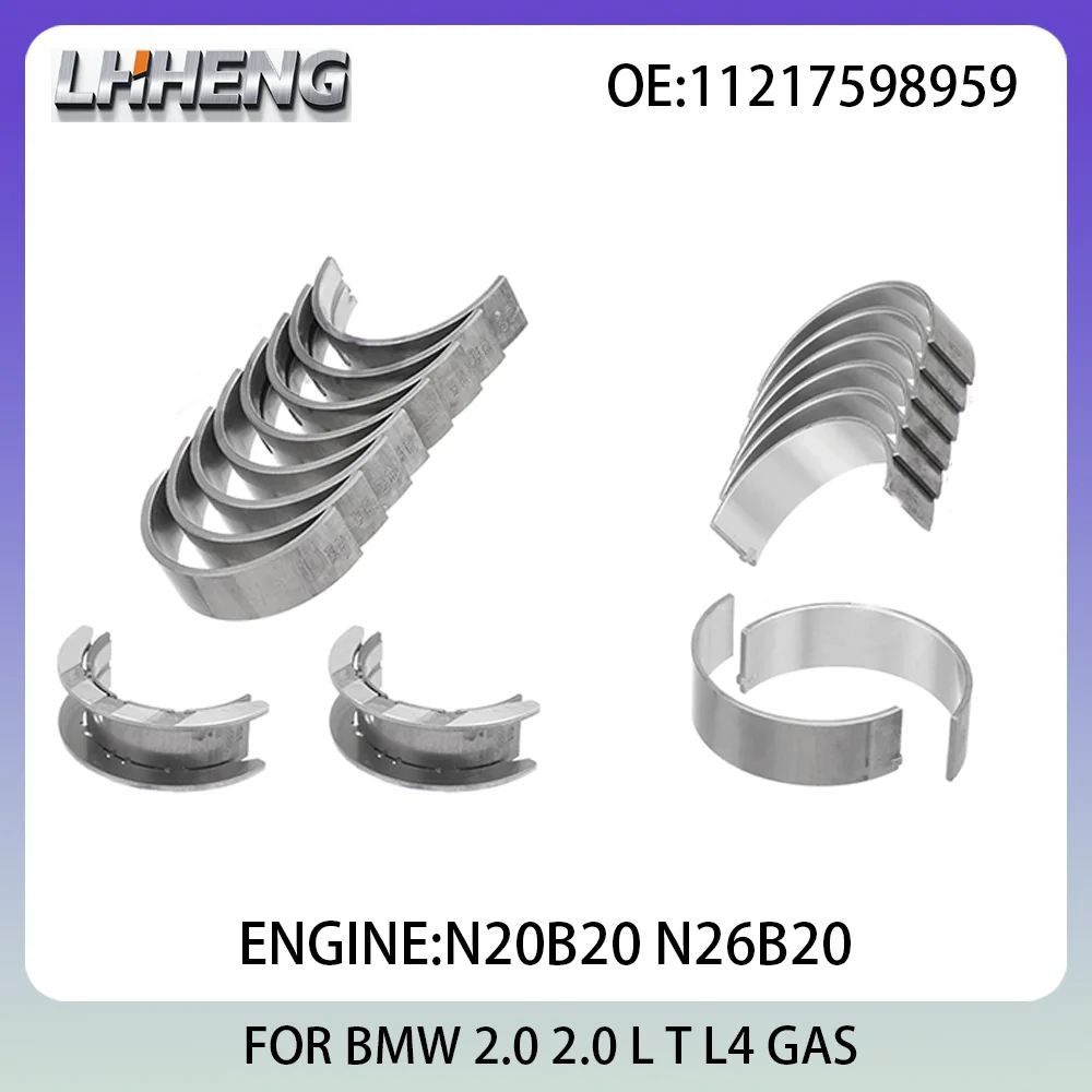 Engine Main & Rod Bearings Kit FOR BMW 1 2 3 4 5 X1 X3 X4 X5 X6 Z4 11217598959 11247576714 2.0L 2.0 L T L4 GAS N20B20 2010-2021 
Engine Main & Rod Bearings Kit FOR BMW 1 2 3 4 5 X1 X3 X4 X5 X6 Z4 11217598959 11247576714 2.0L 2.0 L T L4 GAS N20B20 2010-2021